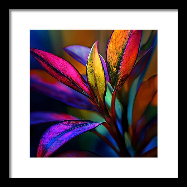 Vivid Veil - Framed Print