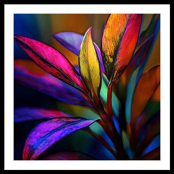 Vivid Veil - Framed Print