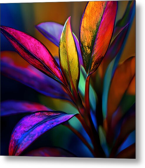 Vivid Veil - Metal Print