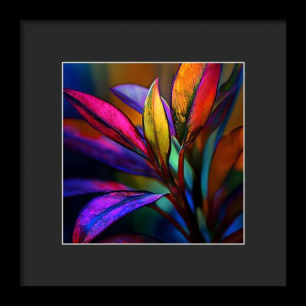 Vivid Veil - Framed Print