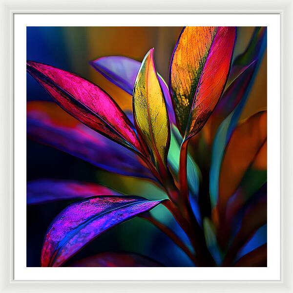 Vivid Veil - Framed Print