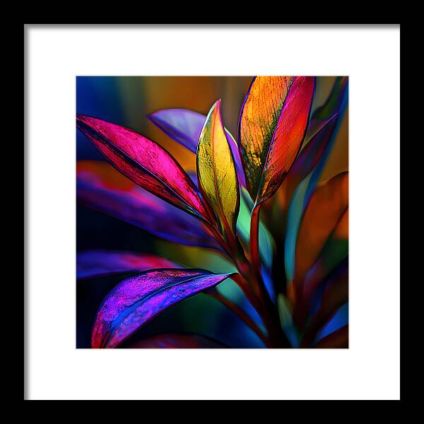 Vivid Veil - Framed Print