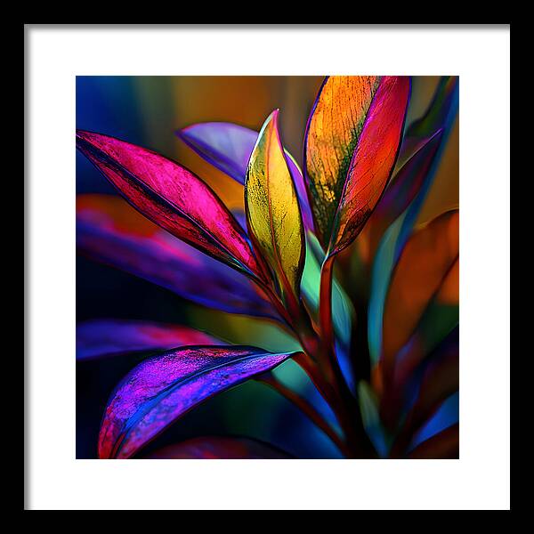 Vivid Veil - Framed Print