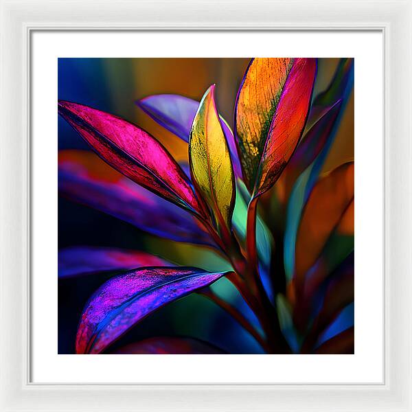 Vivid Veil - Framed Print