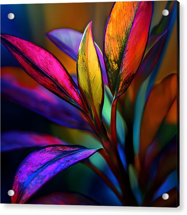 Vivid Veil - Acrylic Print