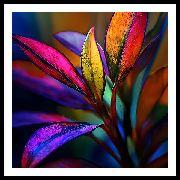 Vivid Veil - Framed Print