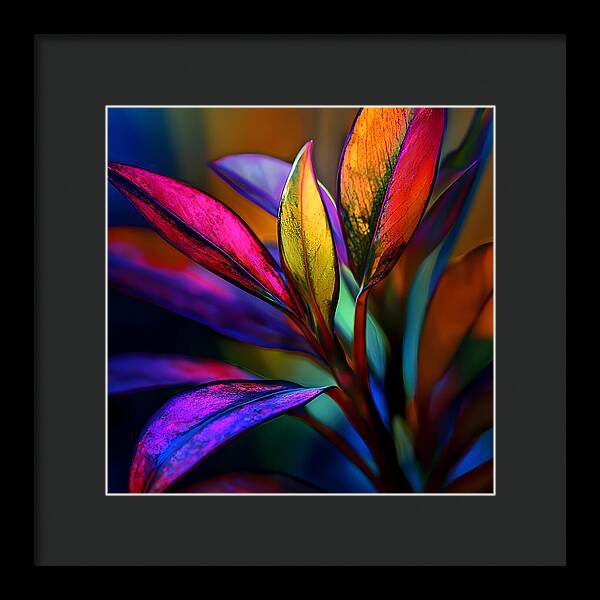 Vivid Veil - Framed Print