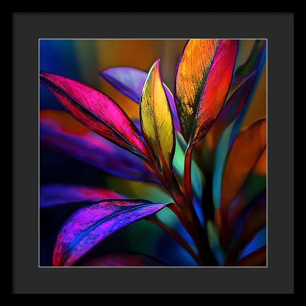 Vivid Veil - Framed Print