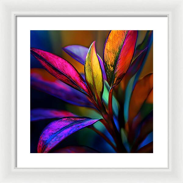 Vivid Veil - Framed Print