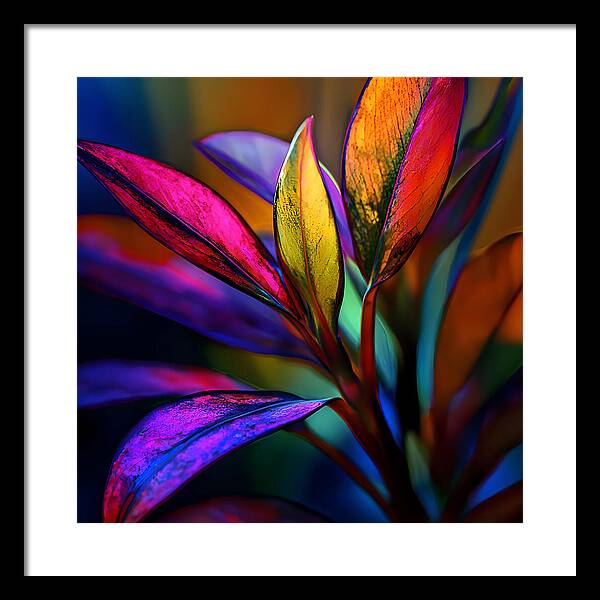 Vivid Veil - Framed Print