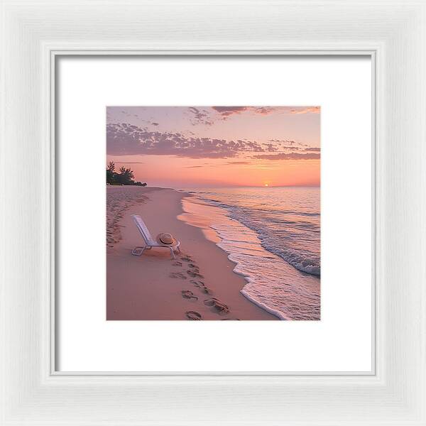 Where the Day Ends - Framed Print