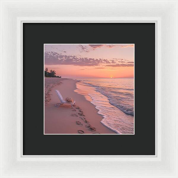 Where the Day Ends - Framed Print