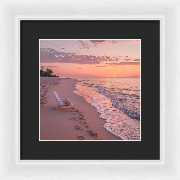 Where the Day Ends - Framed Print