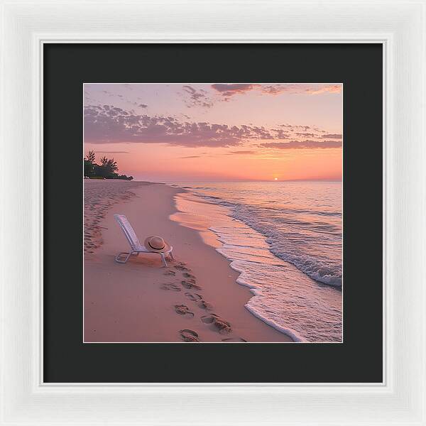 Where the Day Ends - Framed Print