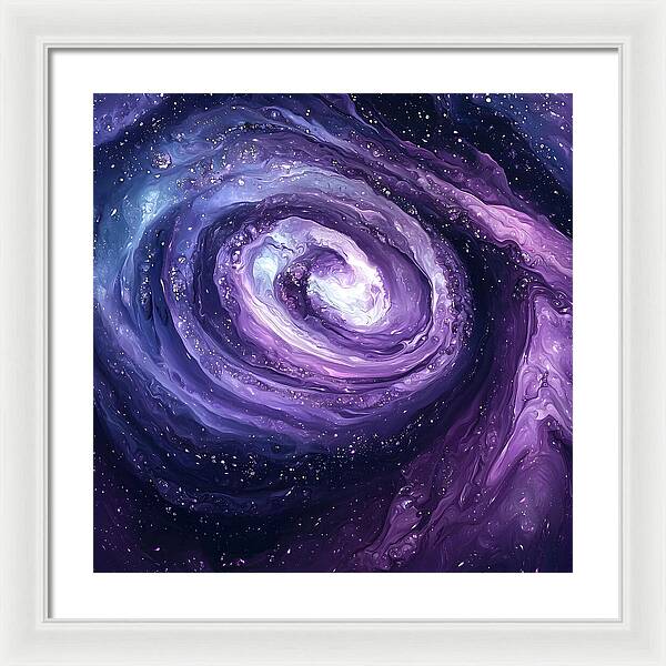 Whirlpool of Light - Framed Print