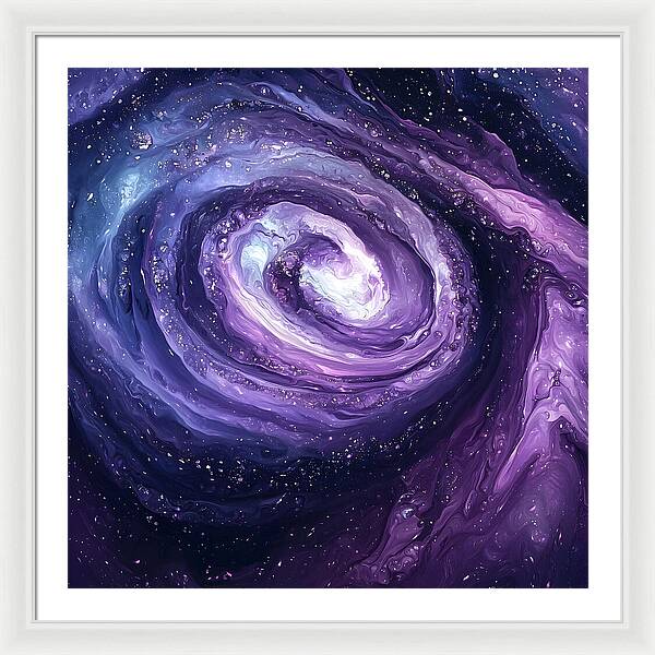 Whirlpool of Light - Framed Print