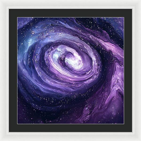 Whirlpool of Light - Framed Print