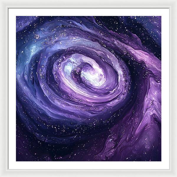 Whirlpool of Light - Framed Print