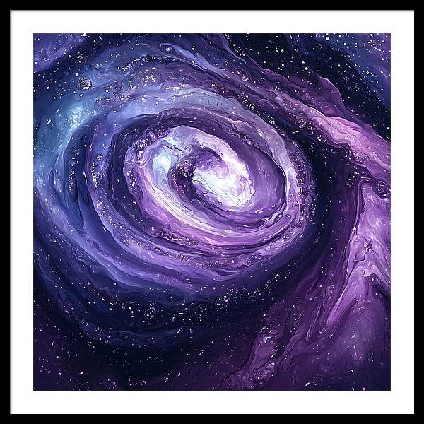 Whirlpool of Light - Framed Print