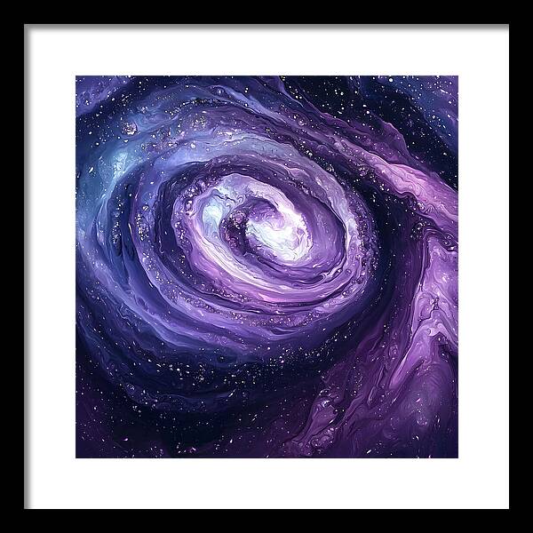 Whirlpool of Light - Framed Print