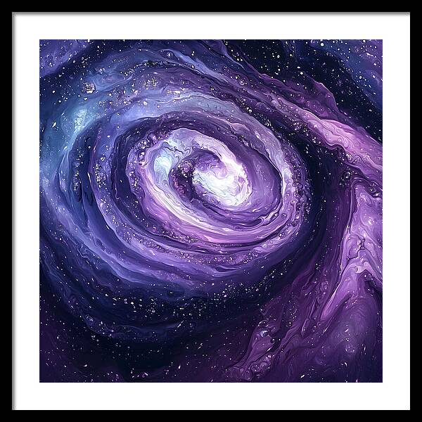 Whirlpool of Light - Framed Print