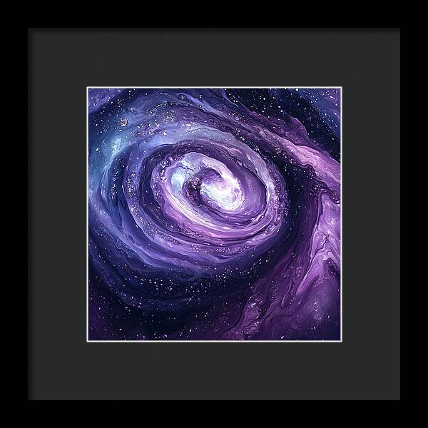 Whirlpool of Light - Framed Print