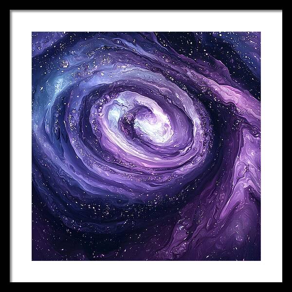 Whirlpool of Light - Framed Print