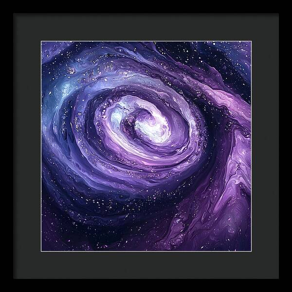 Whirlpool of Light - Framed Print