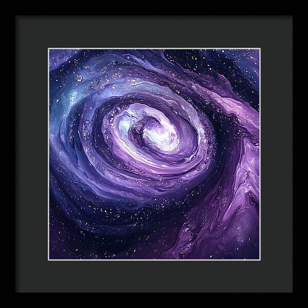 Whirlpool of Light - Framed Print