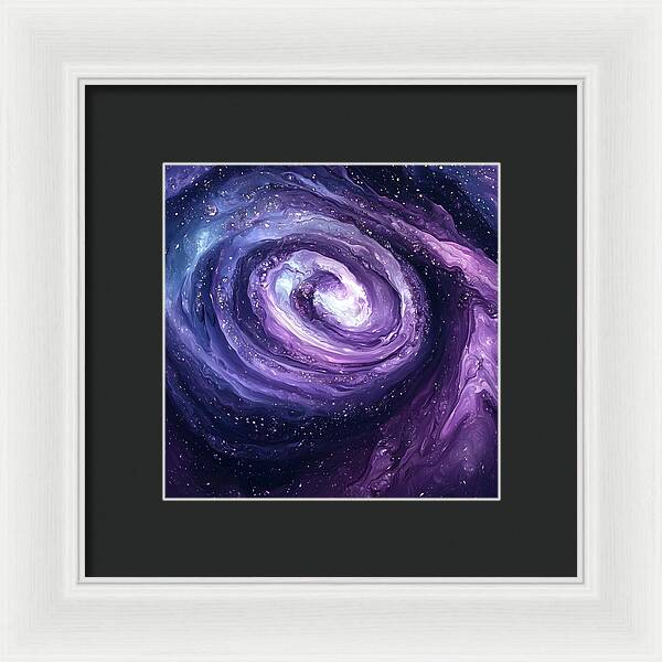 Whirlpool of Light - Framed Print