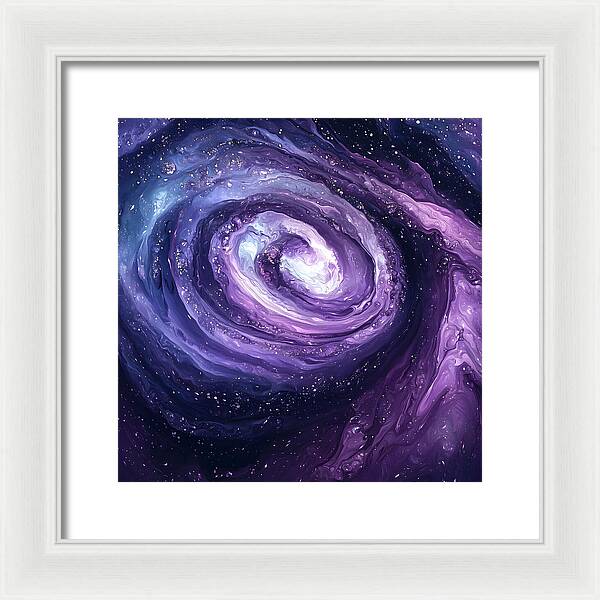 Whirlpool of Light - Framed Print