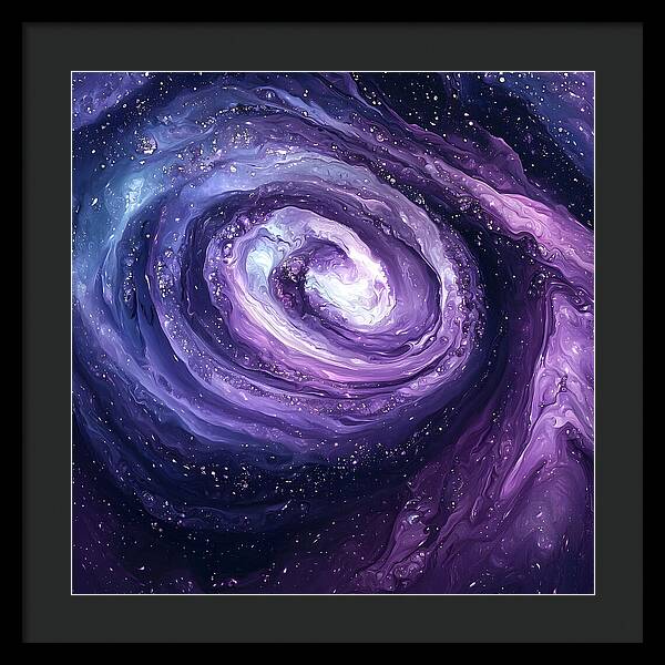 Whirlpool of Light - Framed Print