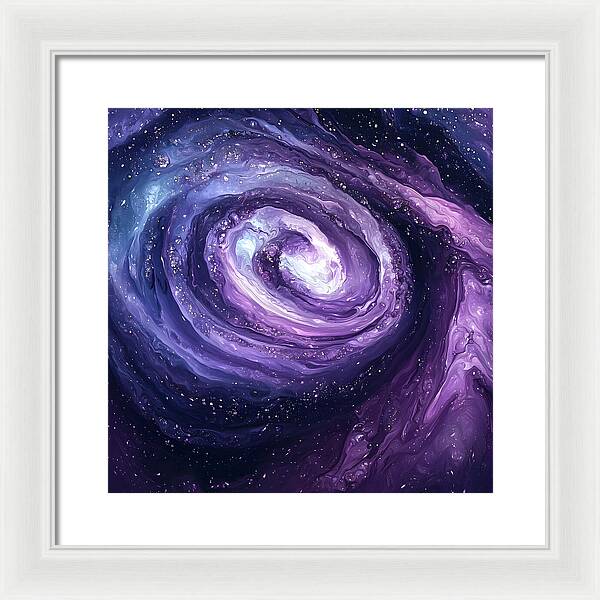 Whirlpool of Light - Framed Print