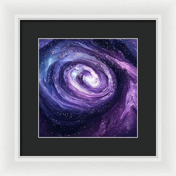 Whirlpool of Light - Framed Print