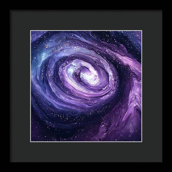 Whirlpool of Light - Framed Print