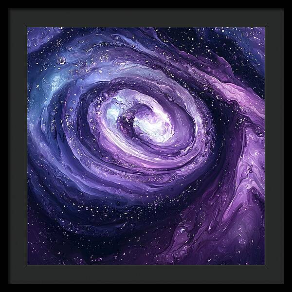 Whirlpool of Light - Framed Print