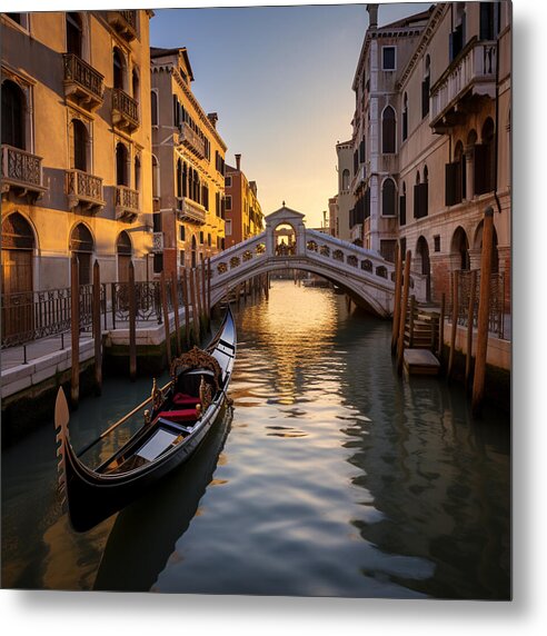 Whispers of the Waterways - Metal Print