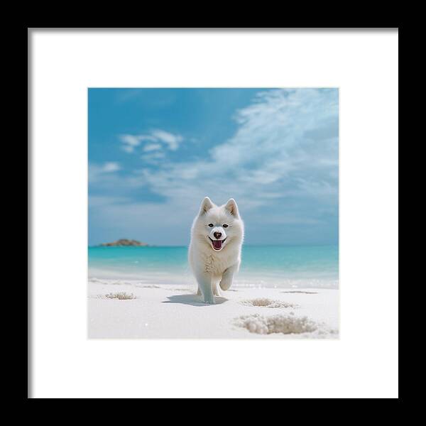 White Sands Wanderer - Framed Print