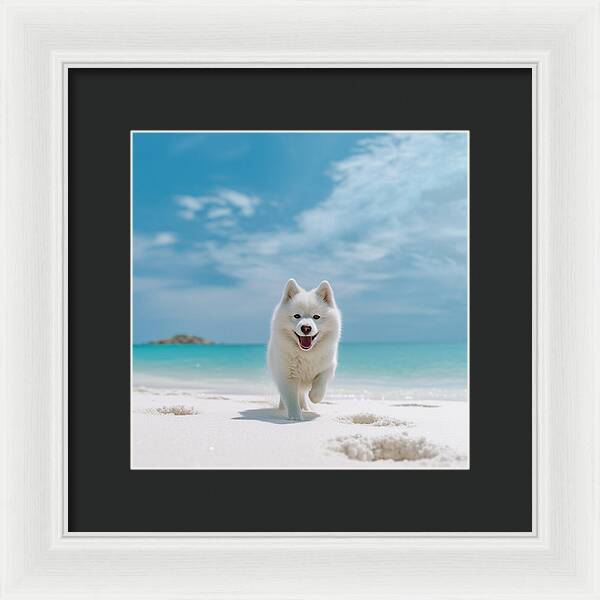 White Sands Wanderer - Framed Print