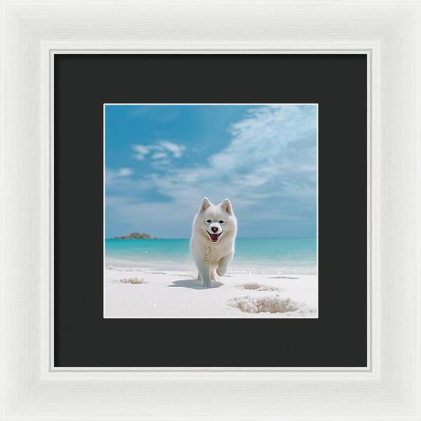 White Sands Wanderer - Framed Print