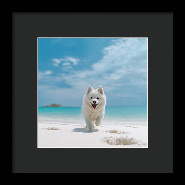 White Sands Wanderer - Framed Print