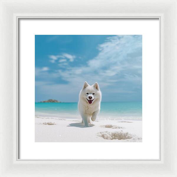 White Sands Wanderer - Framed Print