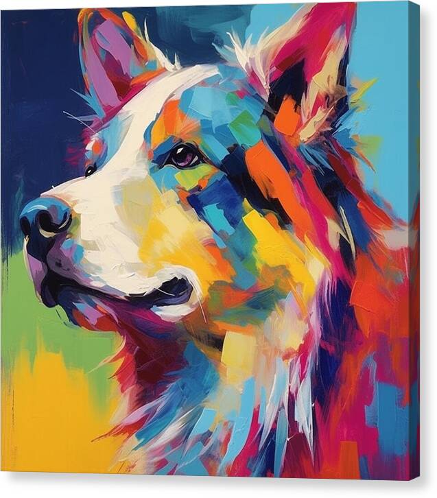 Yes We Canine - Canvas Print