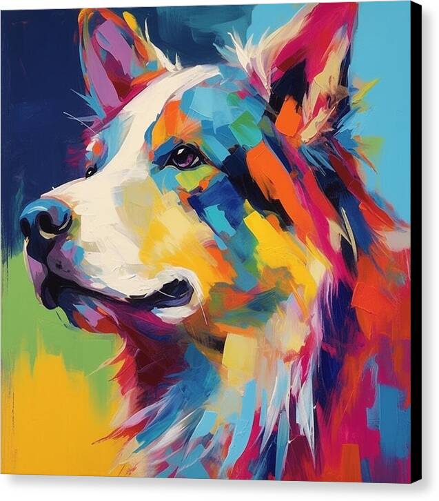 Yes We Canine - Canvas Print