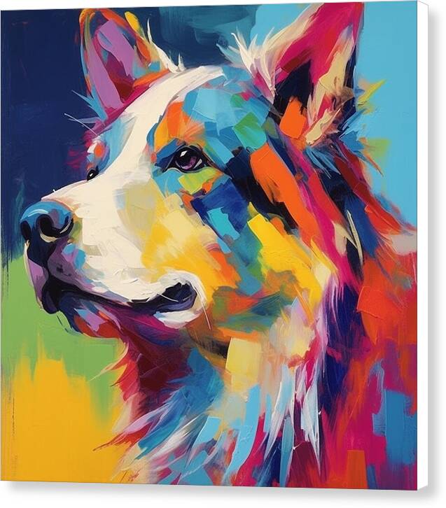 Yes We Canine - Canvas Print