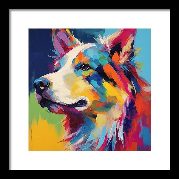 Yes We Canine - Framed Print