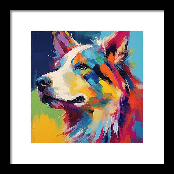 Yes We Canine - Framed Print