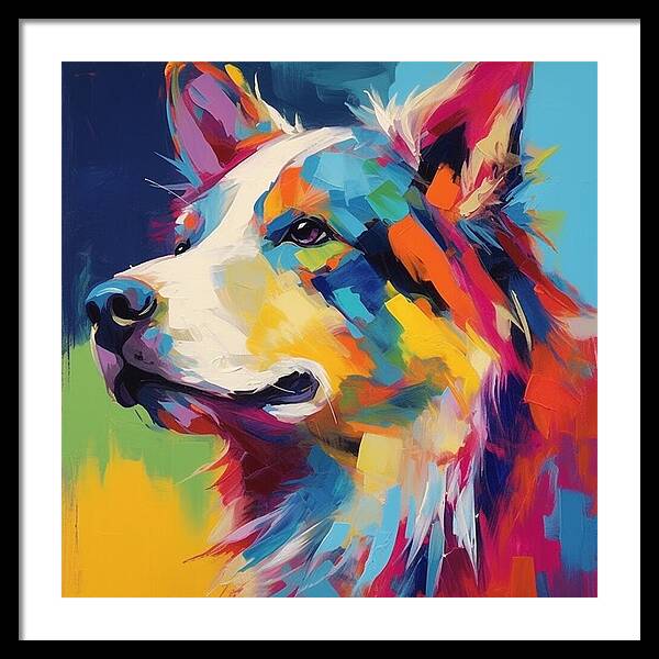 Yes We Canine - Framed Print