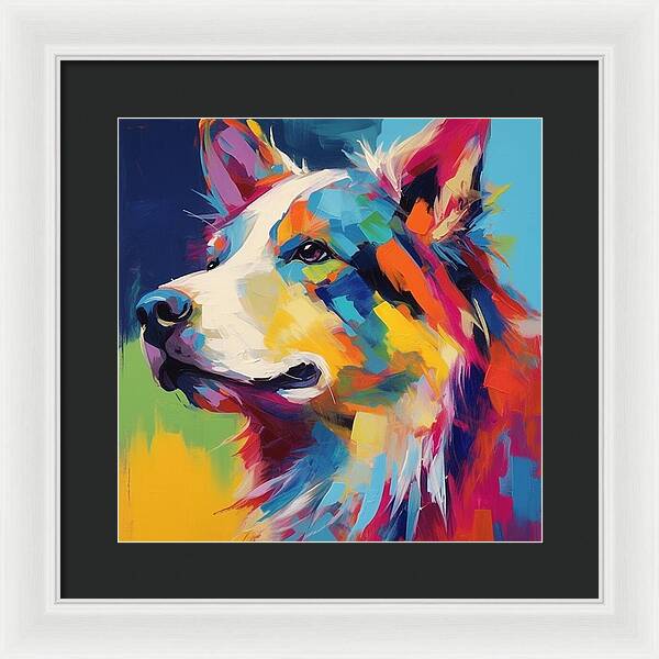 Yes We Canine - Framed Print