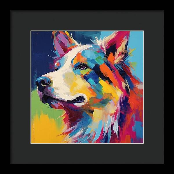 Yes We Canine - Framed Print